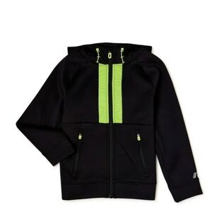 Kids Black and Green Hoodie